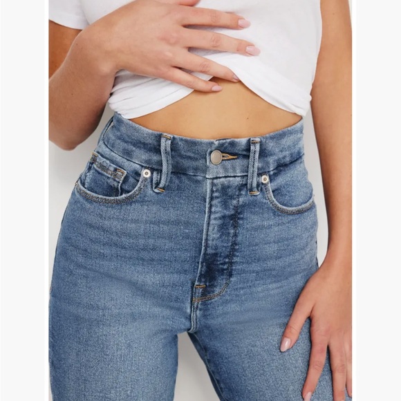 GOOD AMERICAN “Good Boy” High Waist Boyfriend Jeans womens size 4/27 - Picture 11 of 11